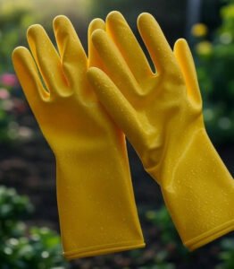 What are rubberized gloves used for2