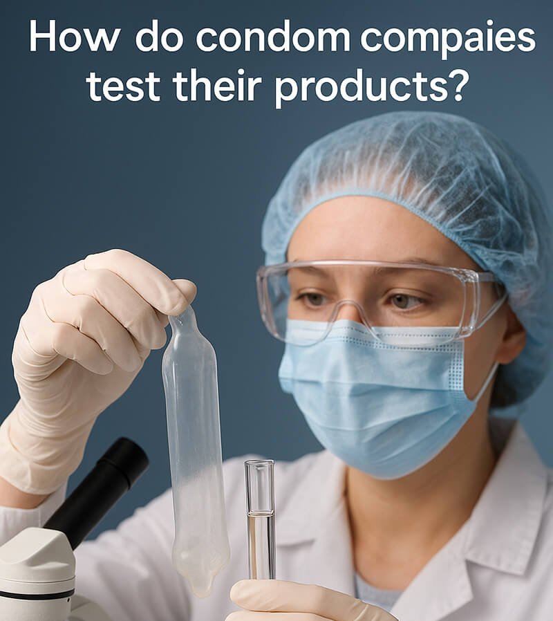 How do condom companies test their products