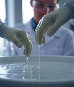What is the process of dipping gloves2