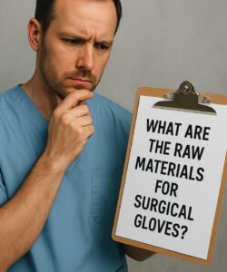 What are the raw materials for surgical gloves