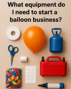 What equipment do I need to start a balloon business