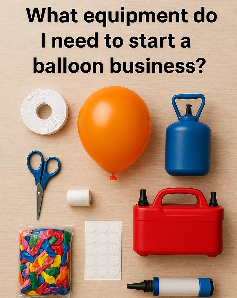 What equipment do I need to start a balloon business