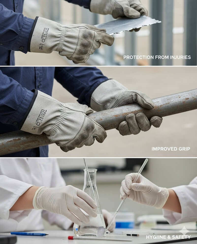 Why do workers use hand gloves2