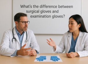 What's the difference between surgical gloves and examination gloves2