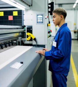 How do they print logos on the palm of gloves