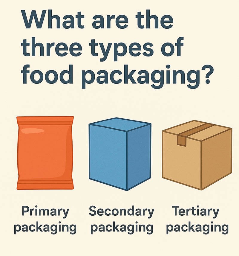 What are the three types of food packaging2