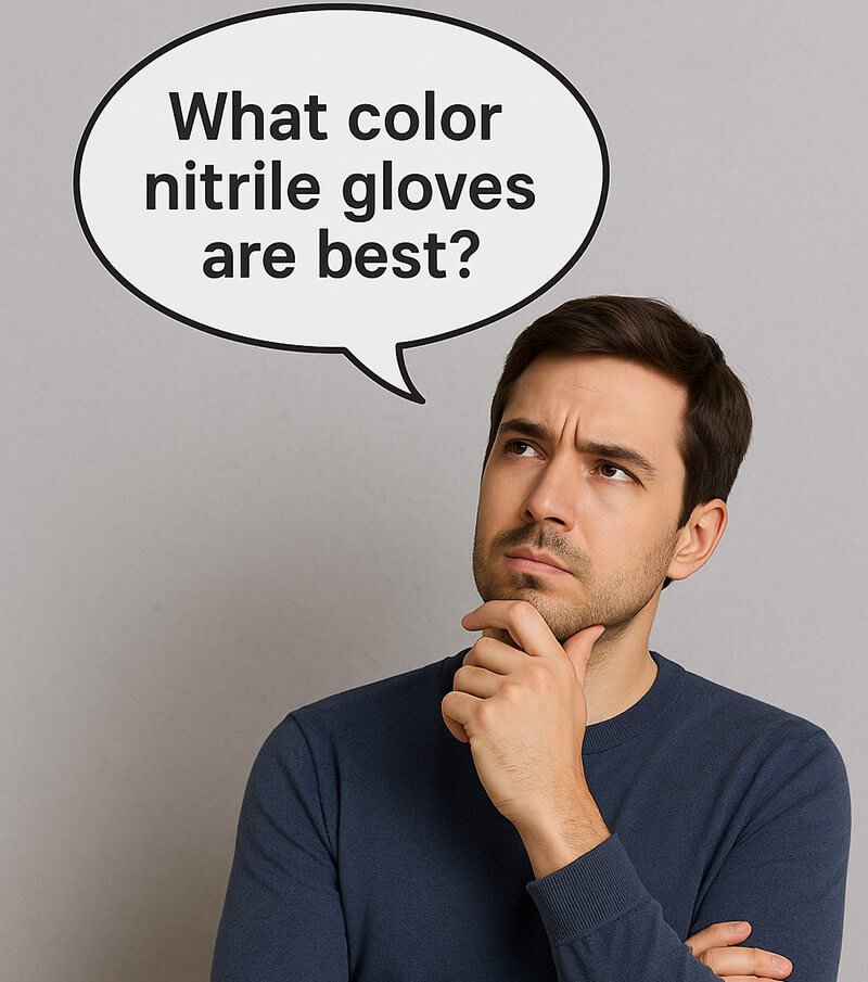What color nitrile gloves are best2