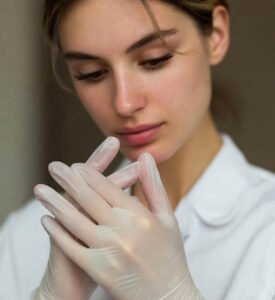 What is the powder they put in latex gloves2