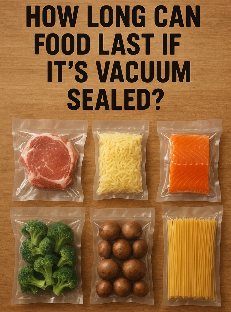 How long can food last if it's vacuum sealed