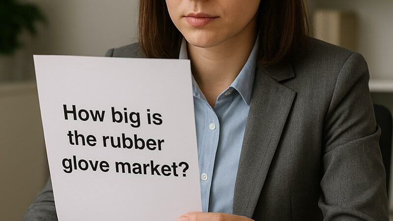 How big is the rubber glove market