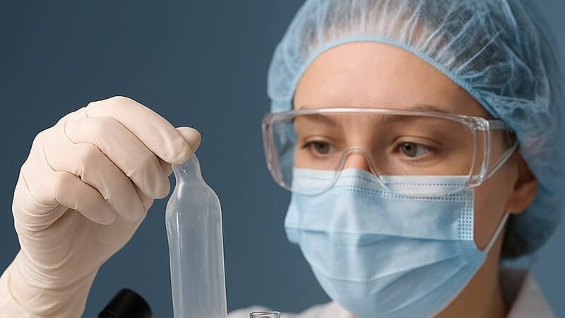 How do condom companies test their products