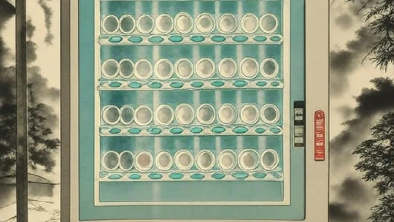 How does a condom machine work