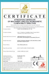 CE of Glove Production Line