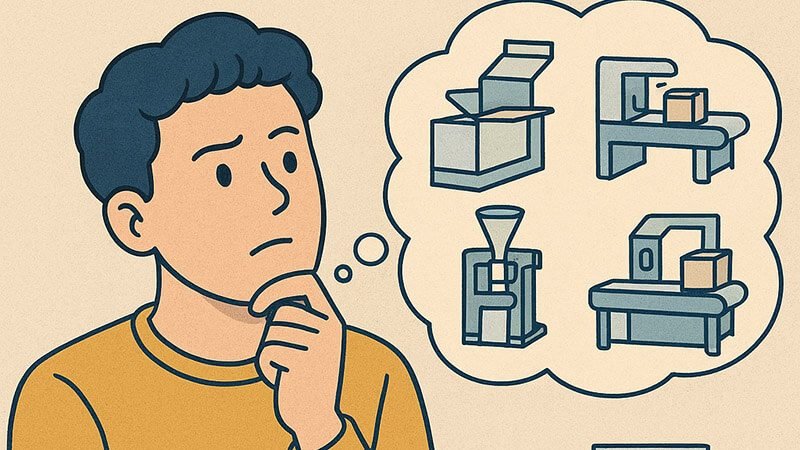 What are the different types of packaging machines