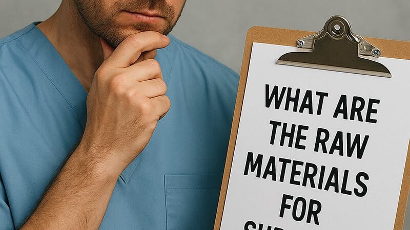 What are the raw materials for surgical gloves