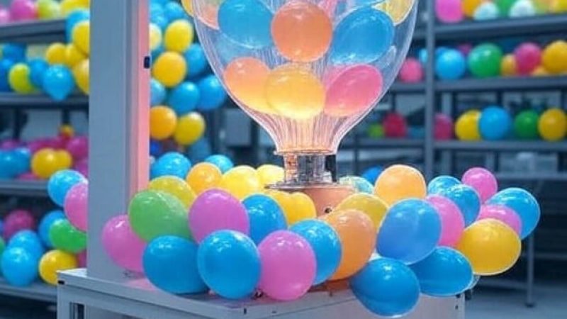 What is a balloon blowing machine called2