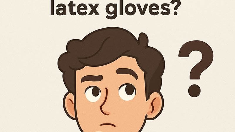 What is the powder they put in latex gloves